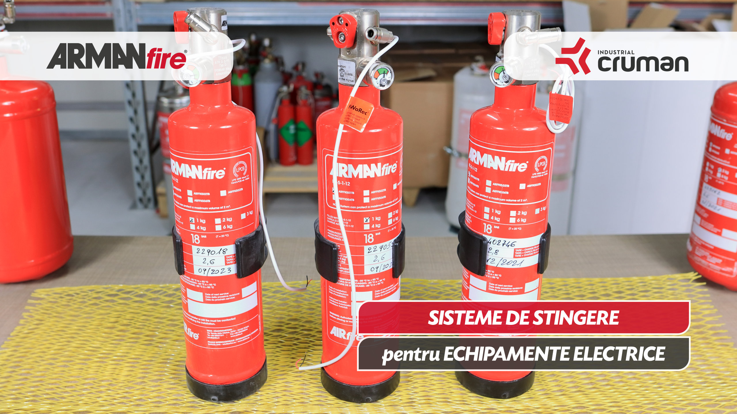 Sistemul de stingere pentru tablouri electrice